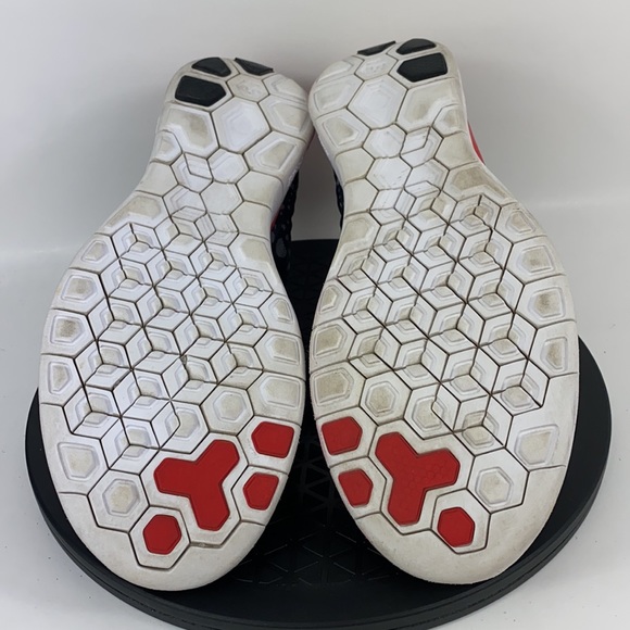 Nike Free 4.0 Print Black/Red/Gray Running Shoes 729818-002 Men's Size 11 - Picture 11 of 14